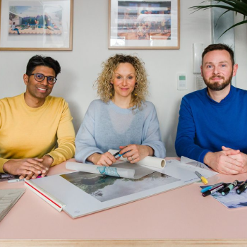 Khuzema, Siri and Alasdair make up Collective Works