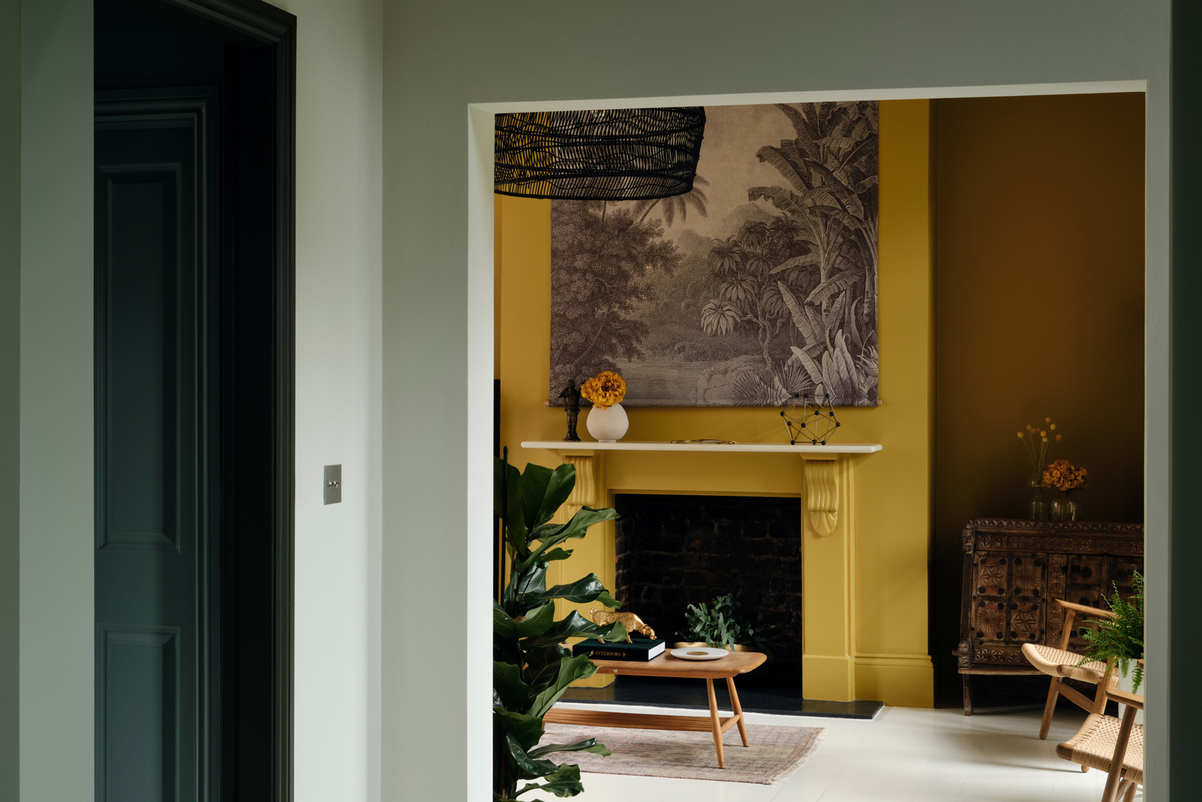 Hampstead Colours Freegrove Mustard Living room