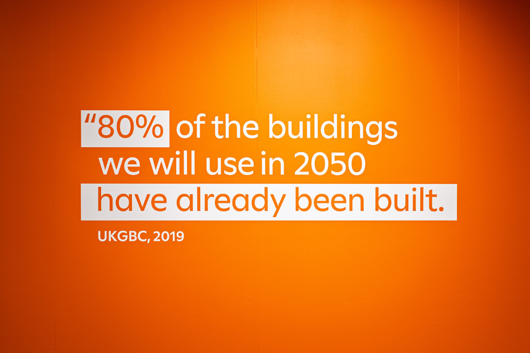 80% of the builidngs we will use in 2050 have already been built