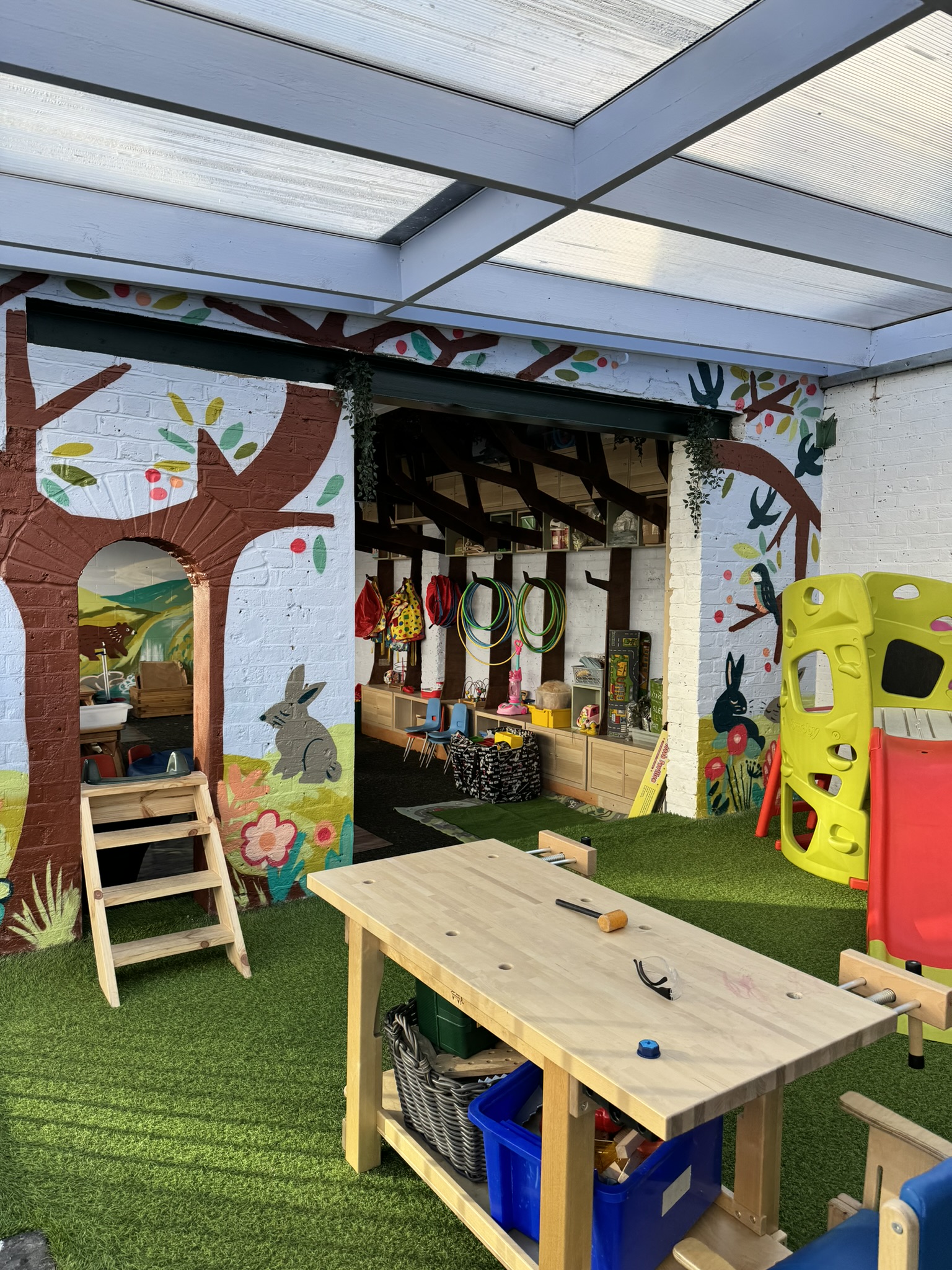 Chestnuts Preschool - Making a space for outdoor play - Collective Works
